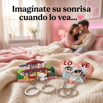 Llavero Romántico de Pareja