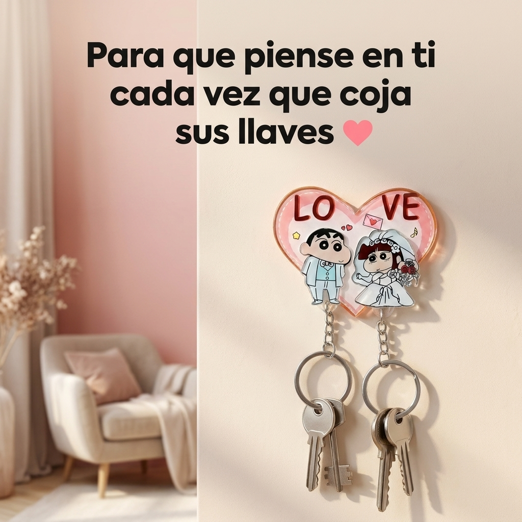 Llavero Romántico de Pareja